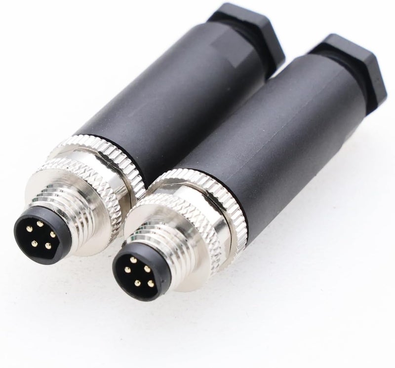 Eonvic M8 5 Pin Male B Code Plug Industrial Circular Sensor Connector Aviation 8mm Waterproof IP67 Connector - Image 2